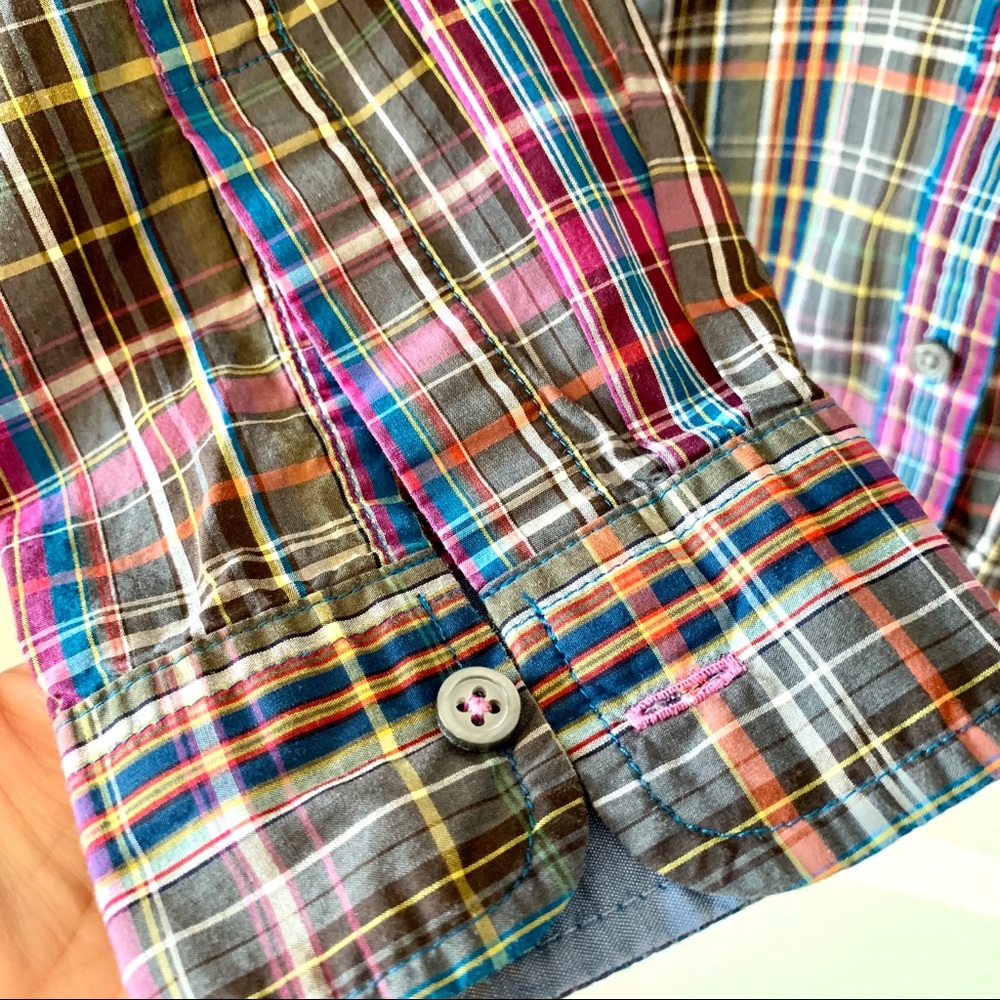 TALBOTS Petite Purple Plaid Button Down—SZ. 8P - Picture 14 of 14